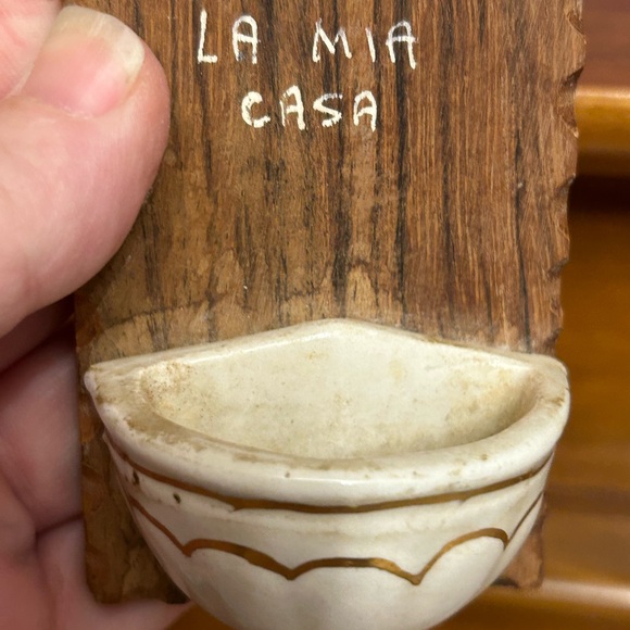 Madonna DiLoreto Benedici Holy Water Font VINTAGE - Picture 3 of 5